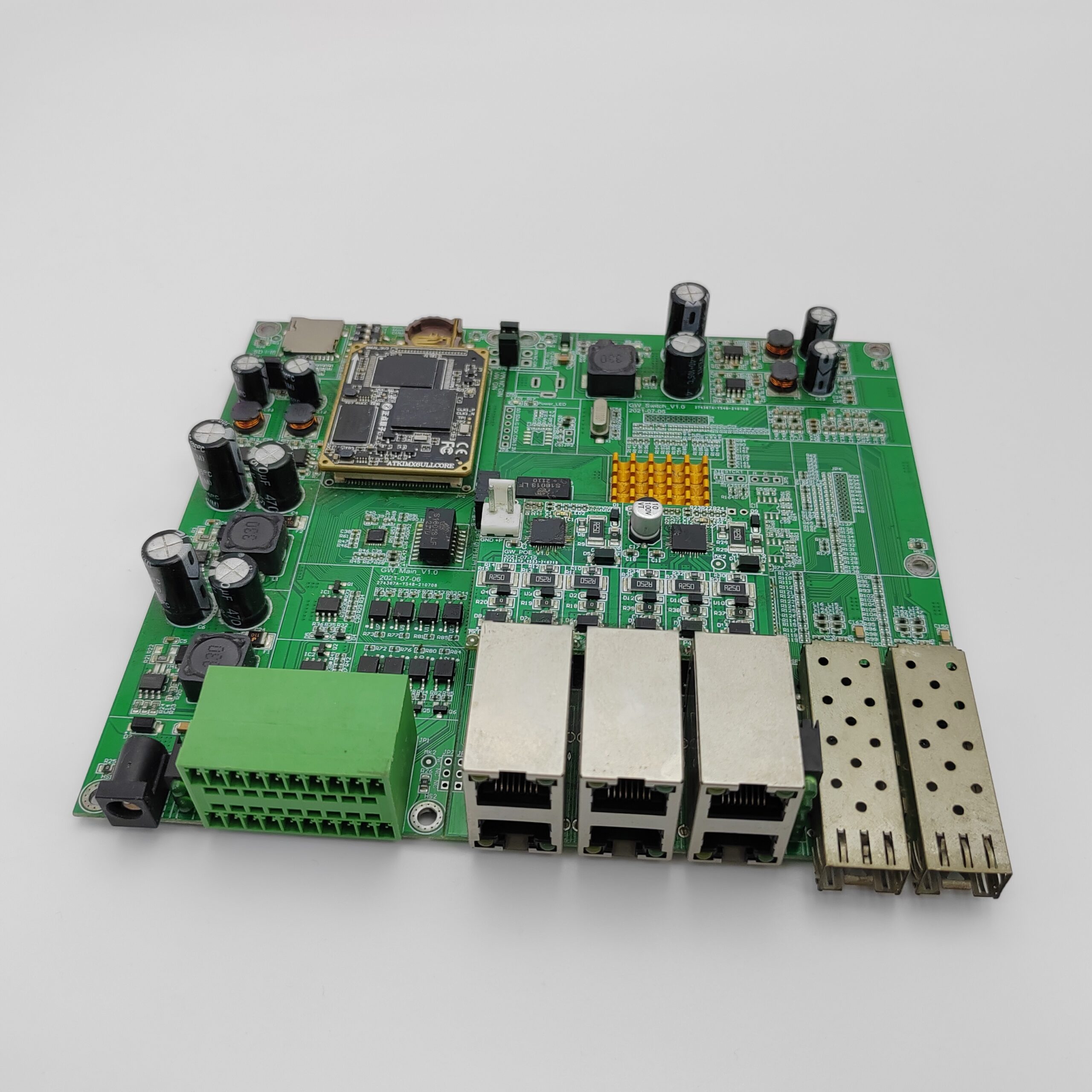 8口边缘计算网关主板